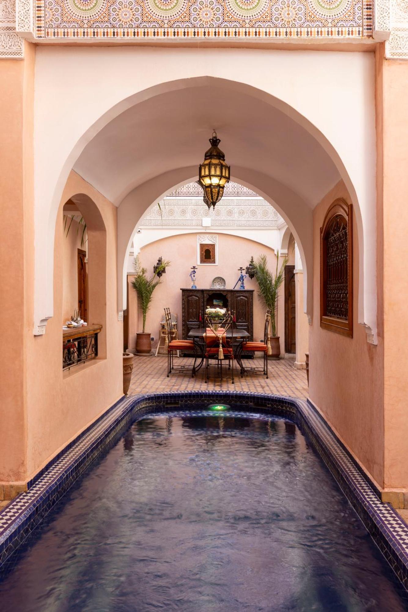 Riad Arbre Bleu Marrakesh Bagian luar foto