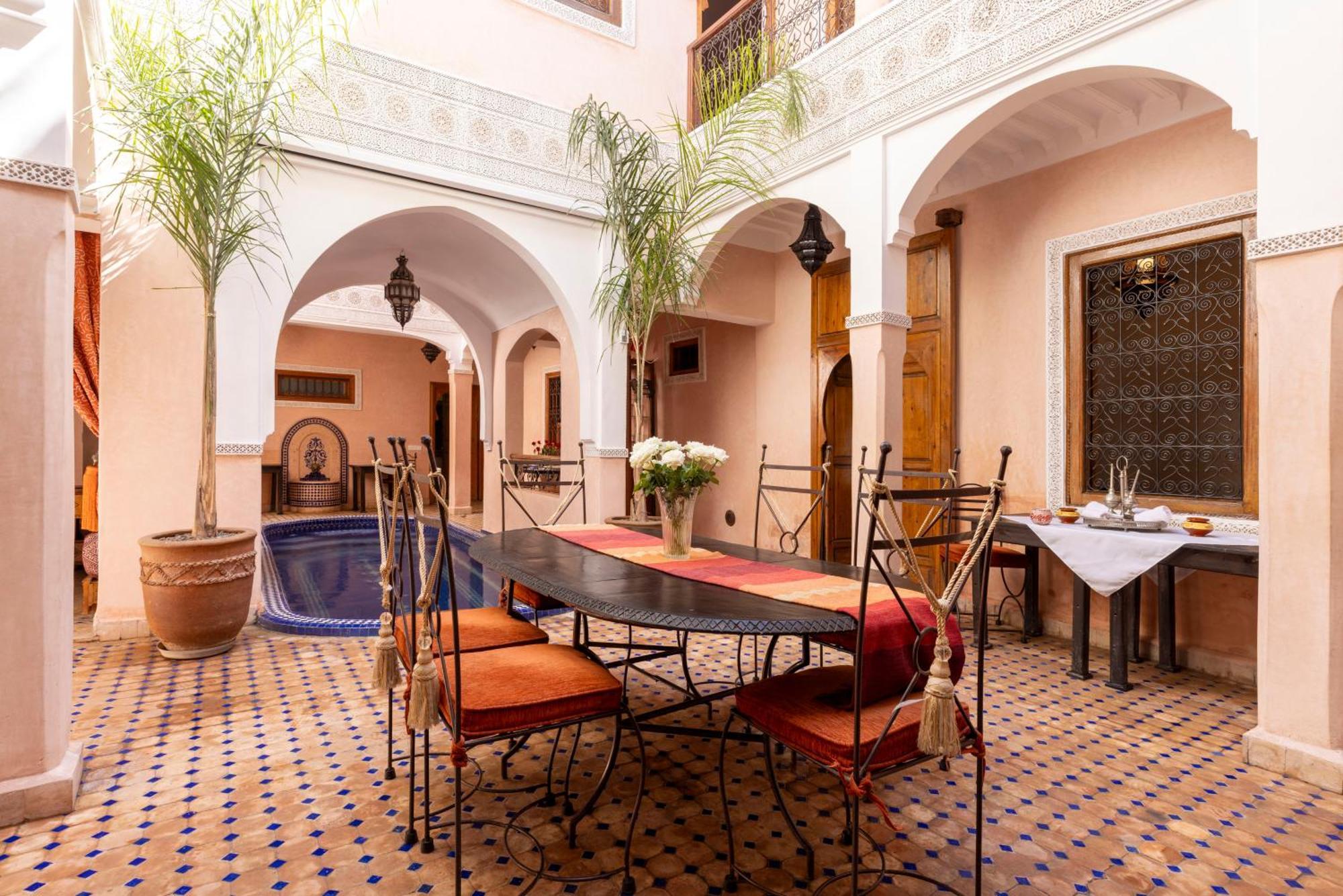 Riad Arbre Bleu Marrakesh Bagian luar foto